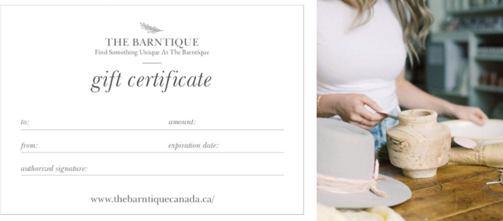 The Barntique Canada Gift Card